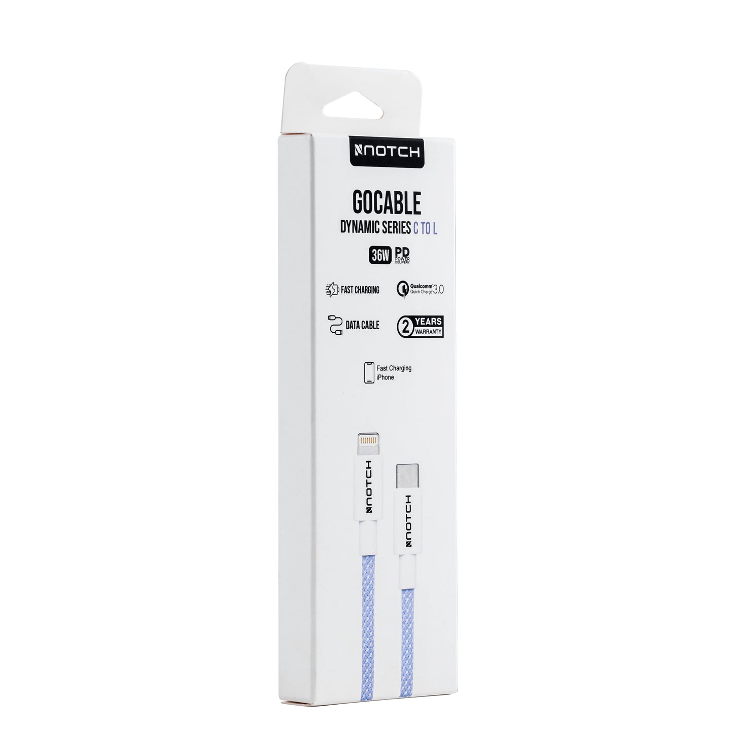 GoCable® - USB C to Lightning Cable 36W PD Fast Charging