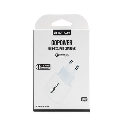 Notch GoPower 20W USB C Charger