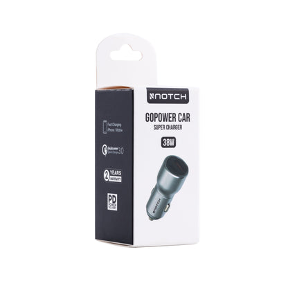 Notch GoPower Car Charger USB-C  Adapter 38W