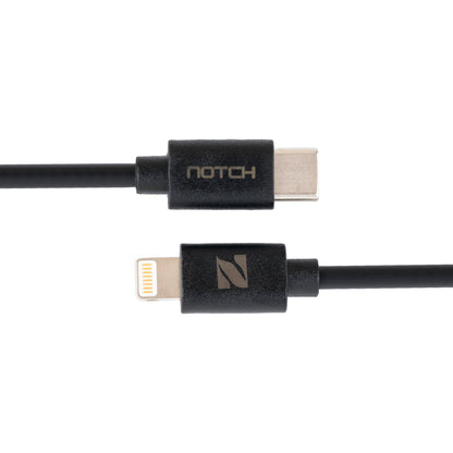 Notch GoCable PVC USB C to Lightning Cable